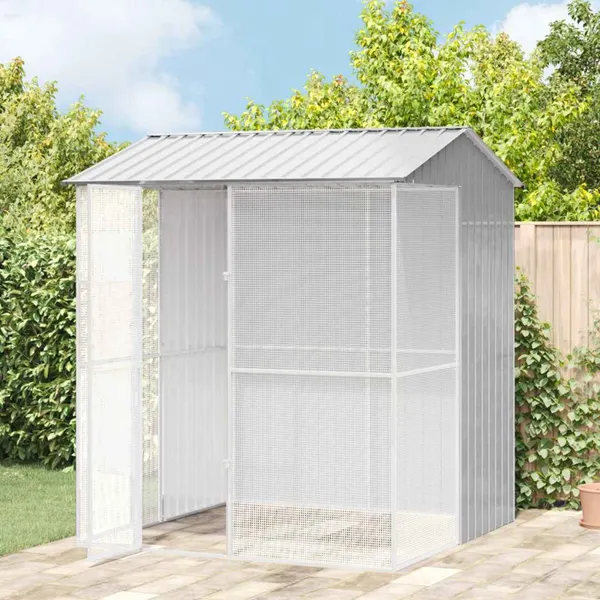 Gaiola para Pássaros Cinzeto 215 x 210 x 247 cm Aço Galvanizado