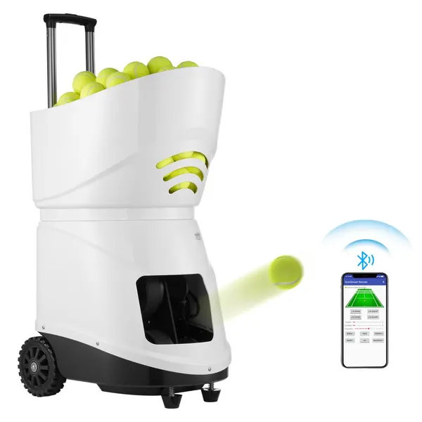 Máquina ténis automática 150 bolas 5 motores bateria