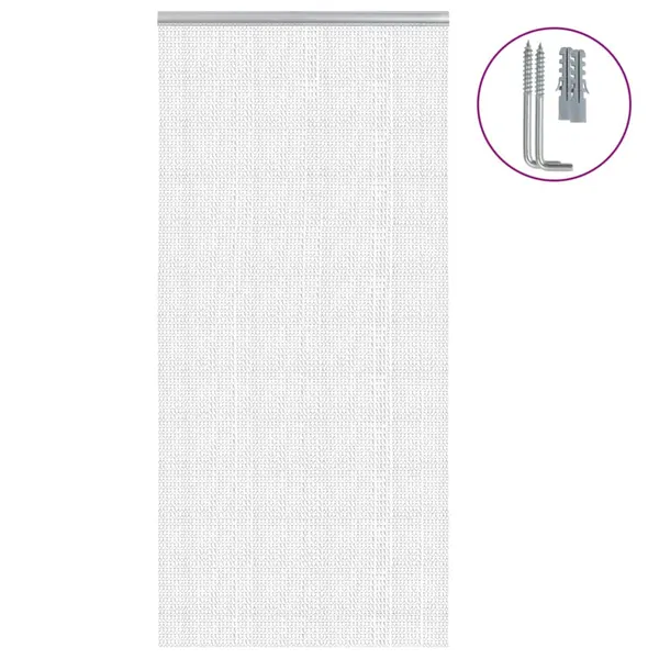 Mosquiteira para porta de correntes 100x226 cm alumínio