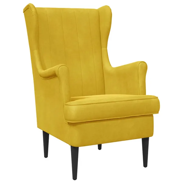 poltrona Amarelo Veludo