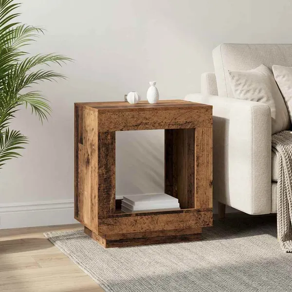 Mesa Lateral Madeira antiga 60 x 40 x 65 cm