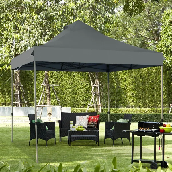 Tenda Dossel 3x3m Impermeável com Bolsa de Transporte e Rodas - 3 Alturas