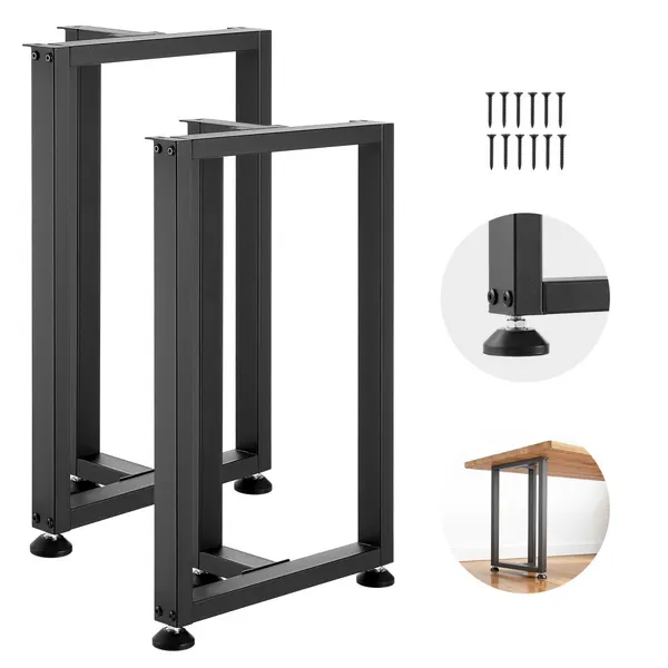 Pernas de Mesa Aço 29,1" x 17,7", Carga 2204 lbs