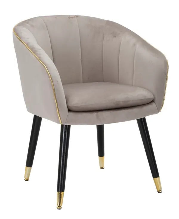 Butaca Paris Gris/Oro 62x58x78 cm