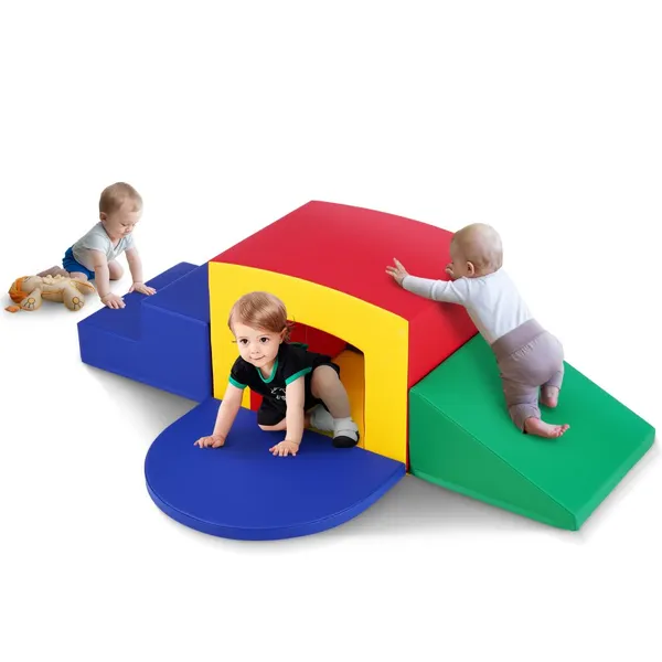 Brinquedos escalada infantil 5 peças tubo espuma