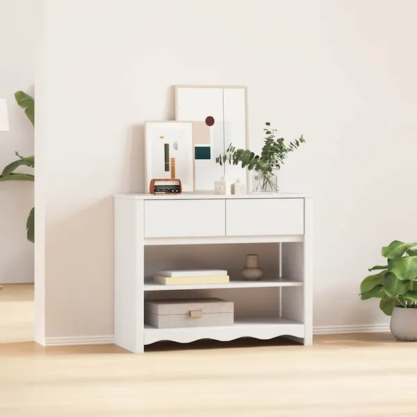 Aparador com gaveta Drammen Branco 89,5 x 37 x 73 cm