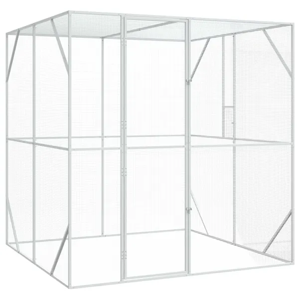 Gaiola para Pássaros Antracite 209 x 202 x 214 cm