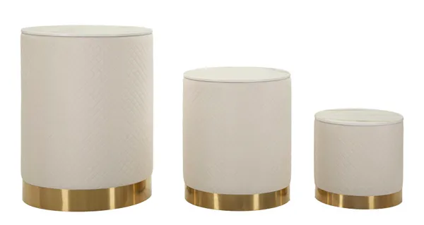 Expositor com Contentor Shop Conjunto 3 Peças ø60x80-50x60-40x40 cm