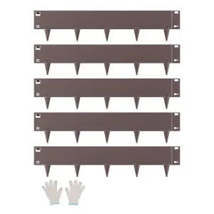 Bordadura paisagem 5 pack 99x13 cm, metal resistente