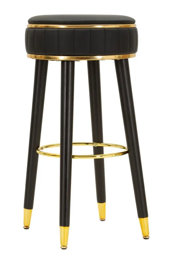 Banqueta Bar London Preta ø 38x74 cm