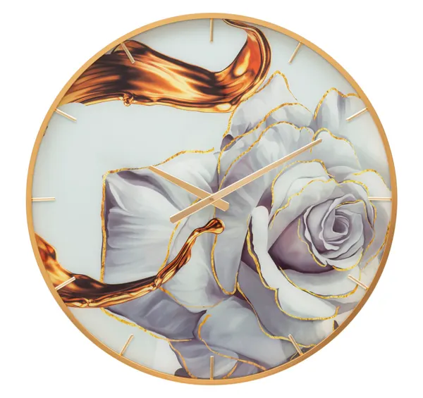 Reloj Glass Rose Ø 60x5 cm