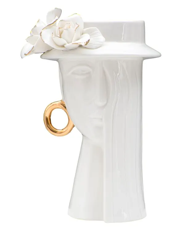 Vaso Woman Elegant Porcelana 15x13,3x23,5 cm