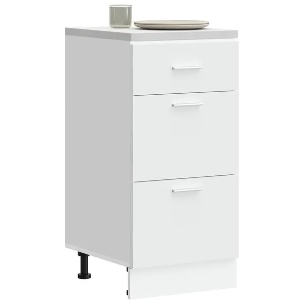Armário inferior “Lyon” branco 40x46x81,5cm