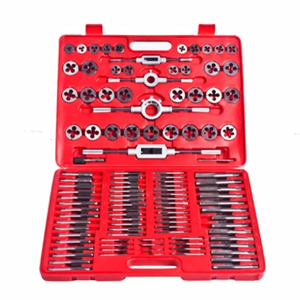 Conjunto de machos e caçonetes para abrir roscas 111 pcs