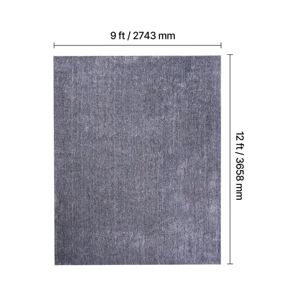 Tapete 2,74x3,66m pelo longo, espesso, antiderrapante