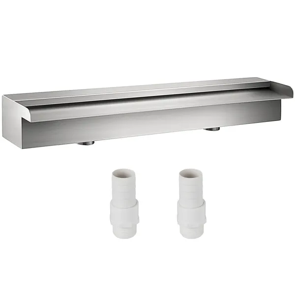 Cascata decorativa aço inox 23,6" x 4,5" x 3,1"