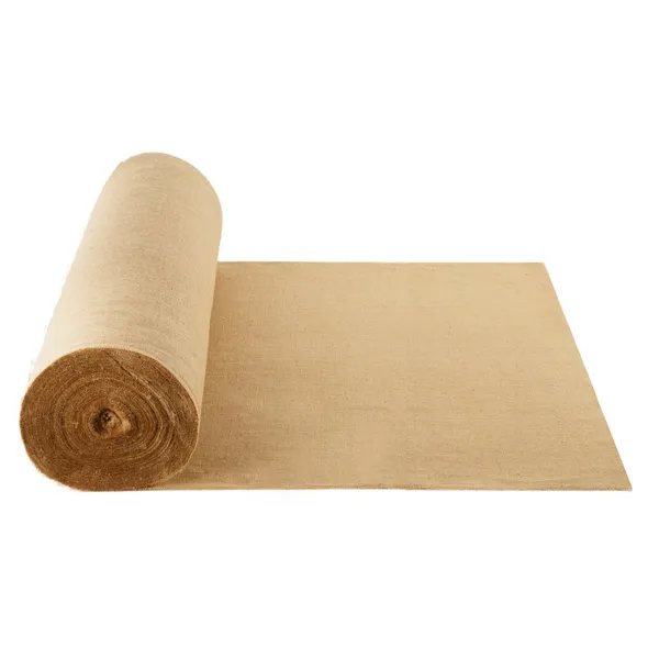 Tecido juta rolo 40x300 pés natural decoração