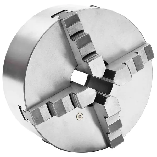 Bucha de torno autocentrante com 4 grampos 200 mm aço