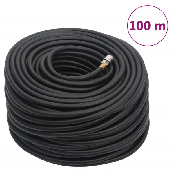 Mangueira de ar híbrida 0,6" 100 m borracha e PVC preto