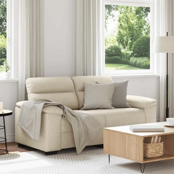 Sofá de 2 lugares 160x81x84 cm linho