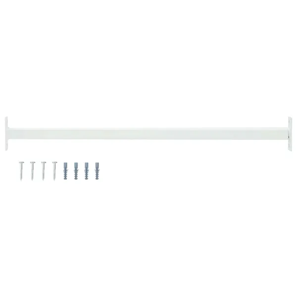 Barra de segurança ajustável para janelas Branco 710 -1200 mm