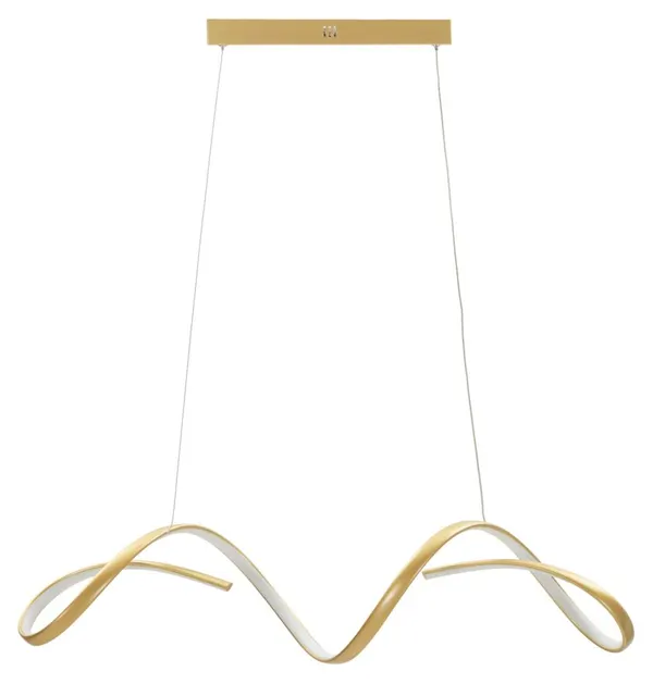 Candeeiro LED Uter Dourado 80x20x120 cm (Luz com 3 Temperaturas de Cor)