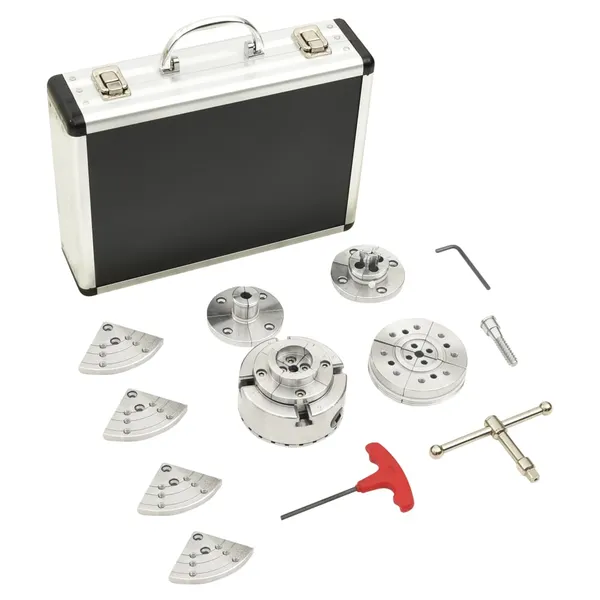 Conjunto de mandril de madeira autocentrante para 95 mm aço