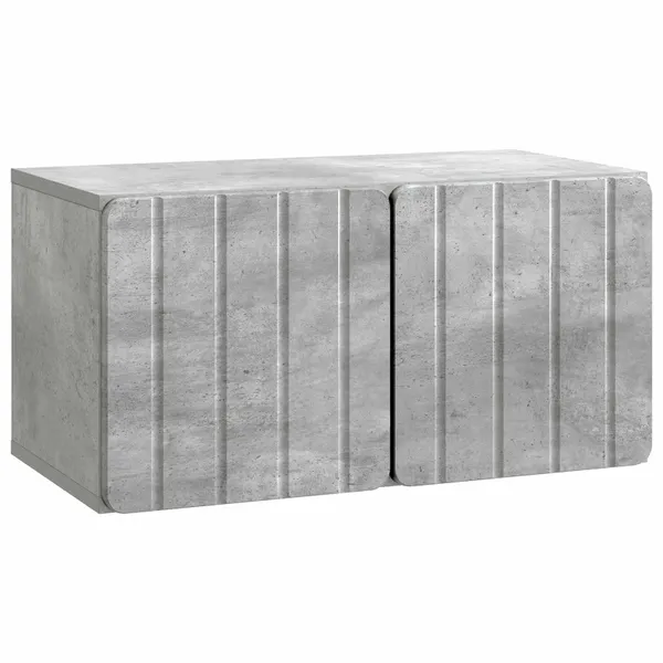 Gabinete de TV de Parede Cinzento Cimento 59,5 x 31 x 30 cm