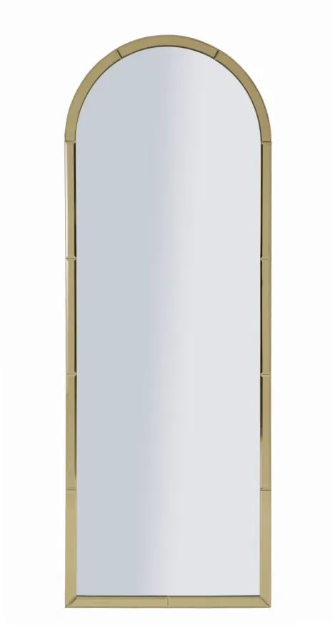 Espelho de Parede Baku Ouro 55x2x150 cm (Espelho 49x144 cm)