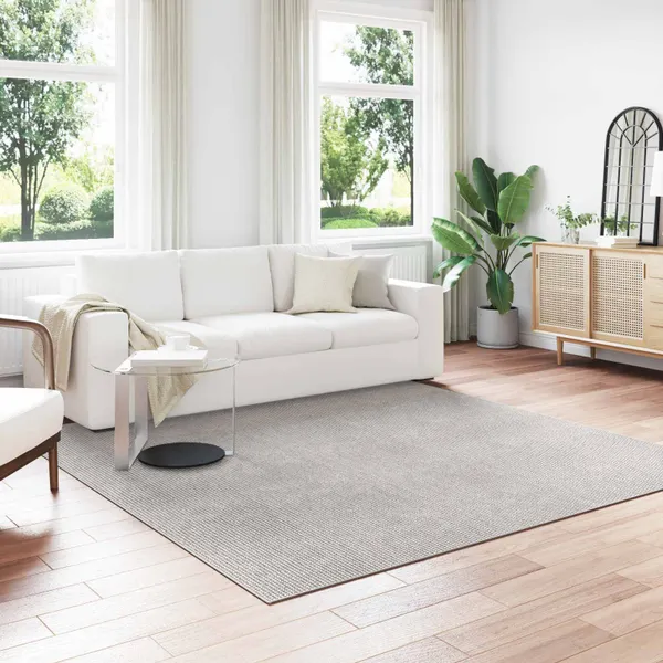 Tapetes de área LUGO Creme e Cinza 240 x 240 cm Poliéster