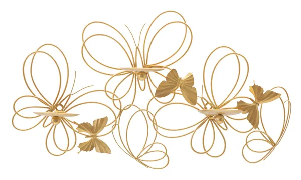 Portavelas de Pared Mariposas 61x12x34 cm