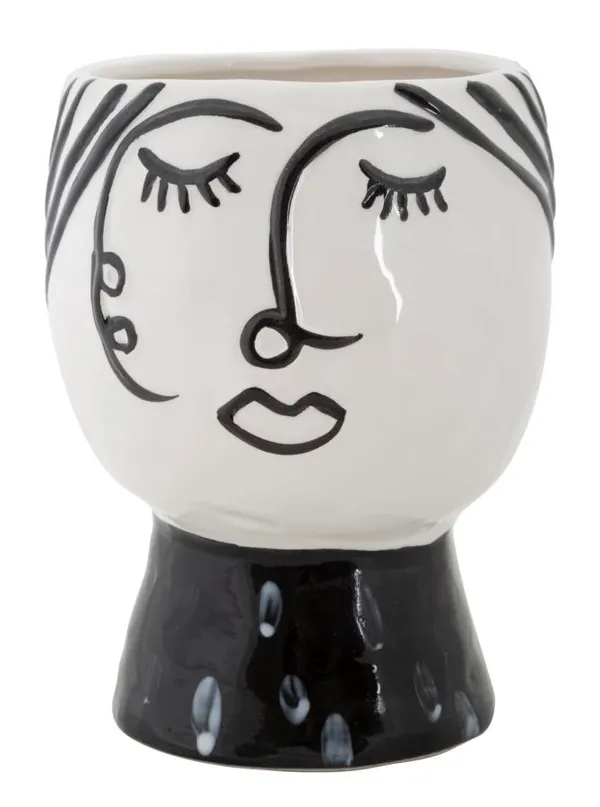 Vaso Pot Face Ø 14x18,2 cm