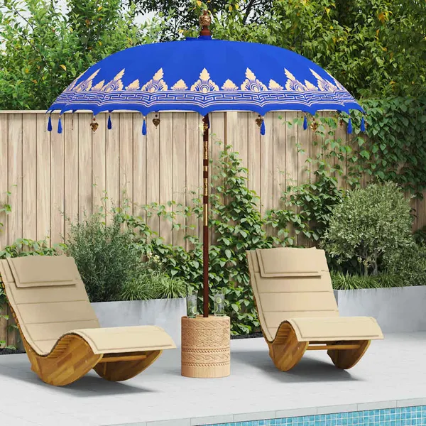 Parasol Balinês Azul 215 x 215 x 260 cm