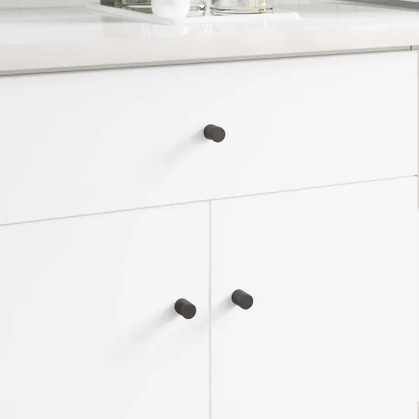 Knob de Armário 1011 pcs Preto Ferro