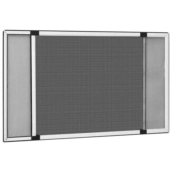 Tela anti-insetos extensível p/ janelas (100-193)x75 cm branco