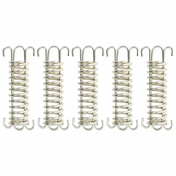 Fixadores de mola p/ para-sol estilo vela 5 pcs aço inoxidável
