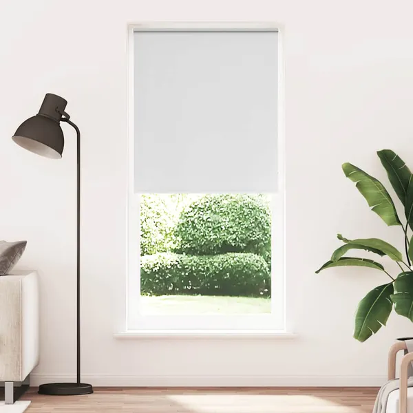 Cortina de rolo blackout 84,4x230 cm, largura do tecido 80 cm, branca