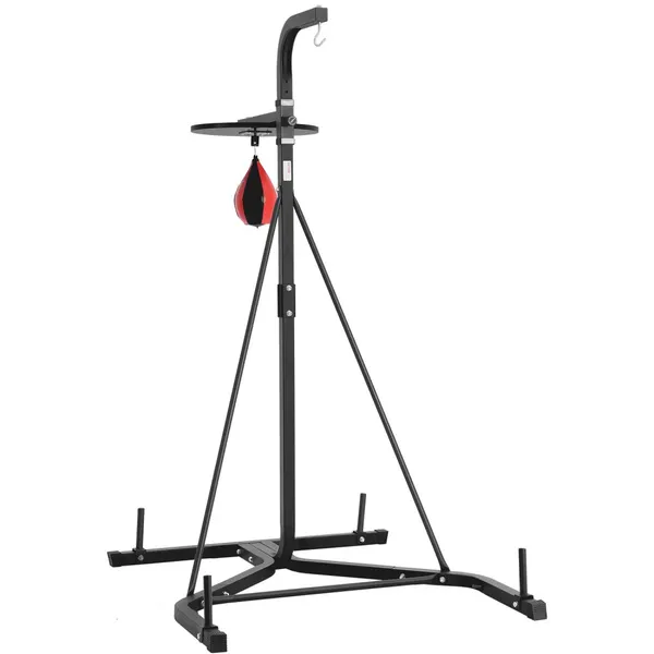 Suporte 2 em 1 saco pancada altura ajustável até 140 lbs