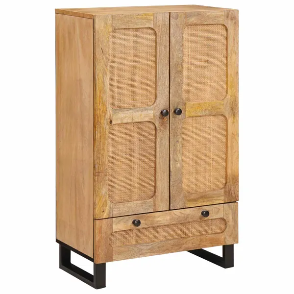 Essenza Buffé Castanho 40 x 33 x 110 cm Madeira de Manga Maciça