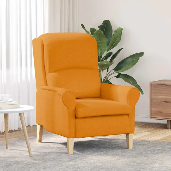 poltrona Amarelo-escuro tecido