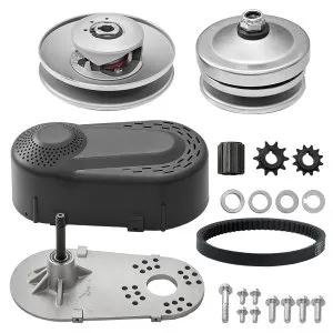 Embraiagem motor 2-8 HP, 2000 RPM, correia reforçada