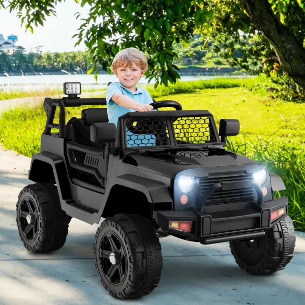 Coche Eléctrico Infantil 12V Control Remoto Suspensión Puertas con Cierre