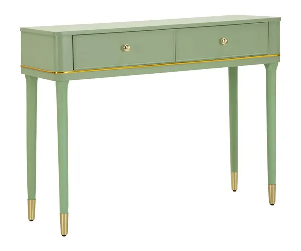 Consola Camille Verde 101x37x78 cm