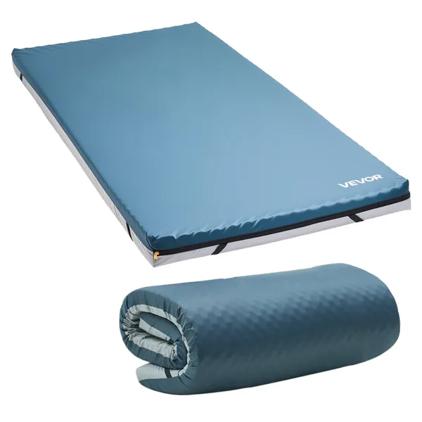 Colchão cama hospitalar 136 kg, espuma dupla, impermeável