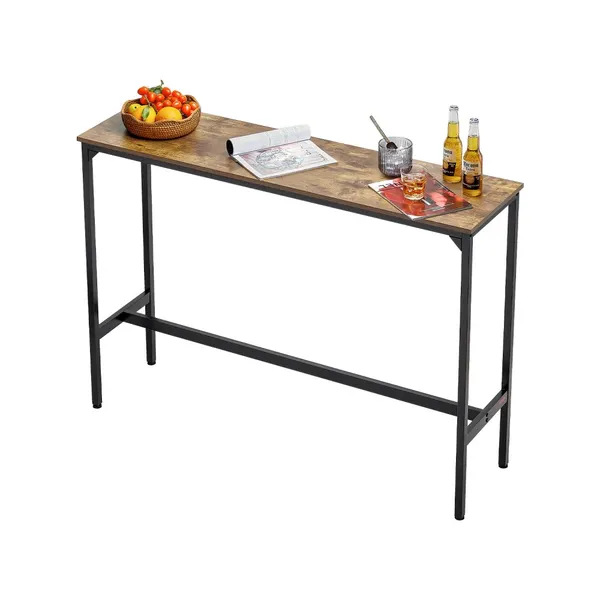 Mesa bar altura alta 55x15x39", estrutura metal