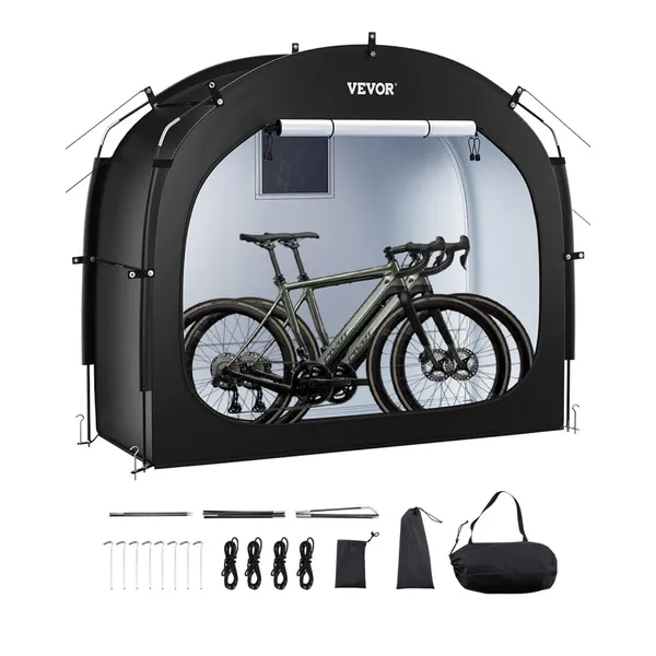 Tenda armazenamento bicicleta 1-2 unidades impermeável