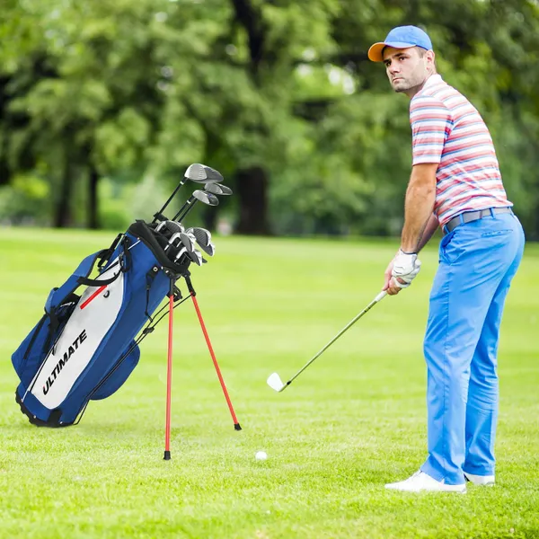 Set di 9 Mazze da Golf con Borsa - Driver, Legno, Ibrido e Ferri