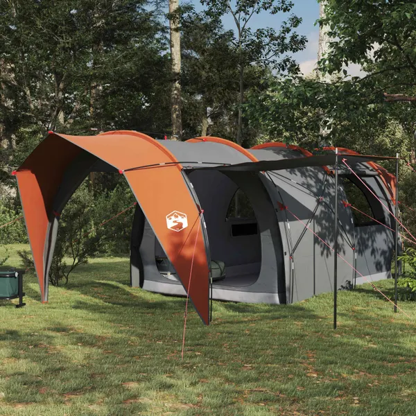 Tenda túnel Cinza e Laranja 562 x 265 x 216 cm