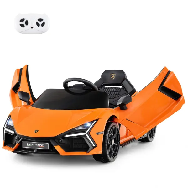 Voiture Électrique Enfant 12V Télécommande Portes Hydrauliques Suspension 4 Roues