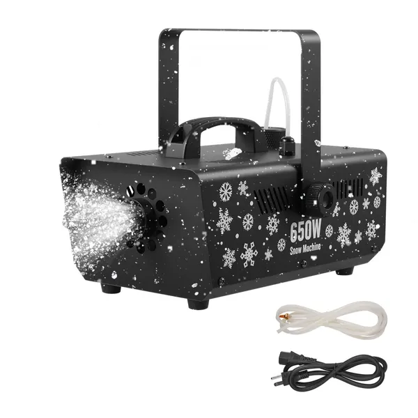 Máquina neve artificial 650W portátil com alça